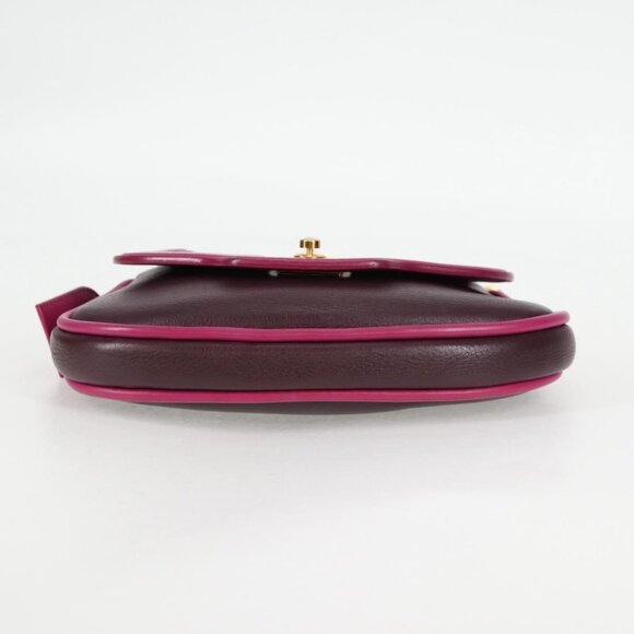 LOUIS VUITTON Art Deco Trapezio Shoulder Bag Leather Pink M97085 Auth 125367AV - Picture 6 of 16